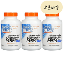 닥터스베스트 글루코사민 콘드로이친 MSM 240개입 3세트 옵티엠에스엠 [미국 직배송], 240정, 3개, 240정