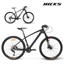 2022 힉스 TNT5.0 풀시마노 30단 카본 MTB 자전거, 18, 블랙화이트