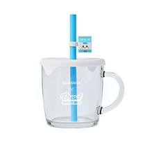 글라스락X브레드이발소 스트로우캡 머그 윌크, 없음
