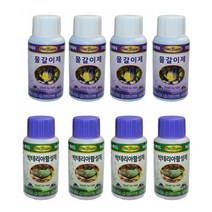 국제프리츠 수족관 물갈이제 25ml x 4p + 박테리아 활성제 25ml x 4p, 1세트