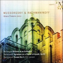 [CD] Grace Francis 무소르그스키: 전람회의 그림 & 라흐마니노프: 피아노 소나타 2번 (Mussorgsky & Rachmaninov)