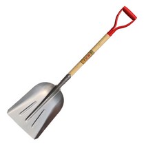 알루미늄눈삽 제설삽 넉가래 나무자루삽 삽자루 다목적삽 조경 모래 텃밭 흙 비료 사료 땅파기 폭설, 1개