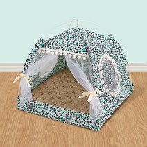 고양이 텐트 침대 애완 동물 제품 일반 천막 닫힌 아늑한 해먹 바닥 고양이 집 애완 동물 작은 개집 액세서리 제품, 연한 초록색, S