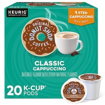 The Original Donut Shop One-Step 클래식 카푸치노 큐리그 1인용 K-컵 포드 20개, 20 Count (Pack of 1), Red Velvet Latte