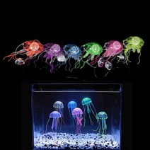 수족관 해파리 인공 장식 물고기 탱크 수중 수생 어항, 해파리그린BL03497