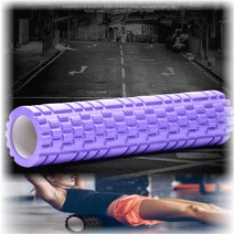 민진몰 필라테스 지압 폼롤러 Stretching Foam Roller, 핑크