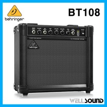 베링거 BT108 8인치 컴팩트 15W 베이스 기타 앰프 헤드폰 출력단자 클래식 3밴드 EQ 악기 앰프, BT108 베이스 기타 앰프