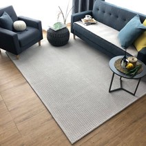 사계절 먼지없는 물세탁 미끄럼방지 사각러그 두평, 11 베이지_200×270cm(두평)