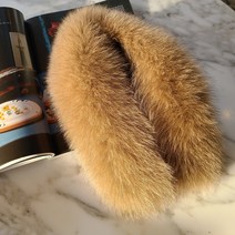 사가폭스 머플러 쁘띠 자석목도리 브라운