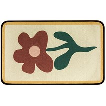 닷드 유럽 지중해 인테리어 페르시안 이집트 특이한 러그 매트, 꽃