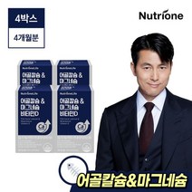 뉴트리원 정우성 어골칼슘 마그네슘비타민D 4박스, 상세 설명 참조, 단일옵션