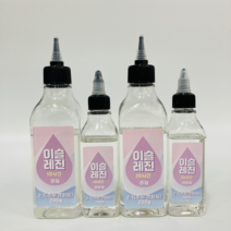 이슬 크리스탈 레진 용액 레진아트용 300g 2액형 중점도 레진공예 곤충표본 가구코팅 리버테이블 제작 클리어 투명에폭시, 10시간 300g