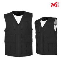 밀레 남성 멀티 포켓 베스트2 등산조끼 MVSUV411 블랙