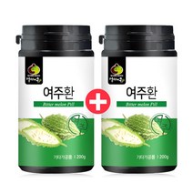 엄마애손 국내산 100% 여주환 200gX2통 인슐린 모모로데신 카라틴 리놀렌산 여주효능 비타민 의여왕 비터멜론 식이섬유 비타민C 베타카로틴 나이아신 칼륨 비타민B군 마그네슘 인 칼슘 아연 청정무농약 당뇨 에좋은식품 엄선된품질의원료 안전, 6통, 200g
