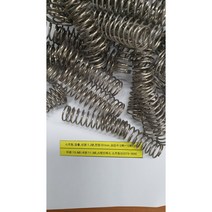 [스프링]스프링 압축 선경1.2mm 외경13.8mm 전장51mm 감김수 2회+10회+2회 스텐레스강선 30개