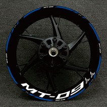 오토바이 부속품 부품 튜닝 악세사리야마하 MT-09 오토바이 반사 휠 스티커 레이싱 림 스트라이프 데칼 방, 14 No. 14