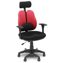 체어로만 칼리 요 추 메쉬 사출 의자, 레드