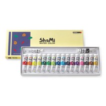 신한 샤미 수채화 물감 10ml 18색, 2개