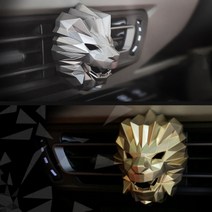 라이온 차량 송풍구용 방향제/새차선물 차량용 디퓨져, 라이온차량송풍구용방향제|무광골드라일락