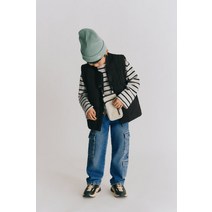 자라 ZARA 키즈 체크 패딩 조끼 베스트 베이비 248688435