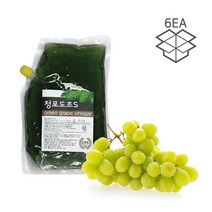 청포도초 1박스(2kg*6개입) 청포도 에이드 시럽 원액