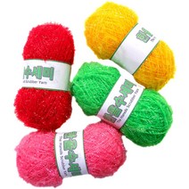 [10+1 이벤트중] 한올 수세미 뜨개실 수세미실 아크릴 인형 퐁퐁 웰빙 고급, 113