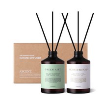 실속형 디퓨저 200ml 2개입 세트 / 스틱 10개 증정 -, 베스트(그린에어리 시그니처솝)