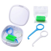 Aligner 리무버 도구 거울 및 통풍구 구멍이 있는 리테이너 케이스 포함 구강 관리 제거에 사용(2팩)