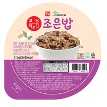 혈당강하쌀 조은밥 즉석밥 현미 흑미 여주 당뇨식단 건강햇반, 215g, 1개