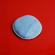 포켓 왁싱 어플리케이터 세차 광택 왁스 스펀지 패드 1개, 블루