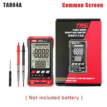 TASI TA804AB 디지털 멀티 미터 전문 자동 테스터 멀티 미터 HD 컬러 스크린 초소형 지능형 옴 NCV 전압 측, 01 TA804ACommon Screen
