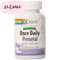 홈쇼핑 솔라레이 원스 데일리 산전 멀티비타민 90캡슐, 1개, 90개