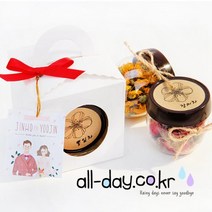 올데이 [시골길-꽃차=제주도녹차(돌 웨딩답례품 단체선물로인기!)], 1세트