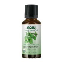 기타식용유오일 나우푸드 에센셜 오일 100 퓨어 오가닉 인증 페퍼민트 30 ml Essential Oils Pure Certified Organic Peppermint 1 fl o, 1개, 30ml