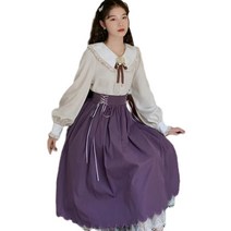 urkoteer 경성 의복 개화기 의상 레트로 빈티지 복고풍 원피스 빅카라 드레스