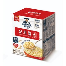 퀘이커 오트밀 오리지널 (6입) 180g, 퀘이커 오트밀 오리지널(6입) 18
