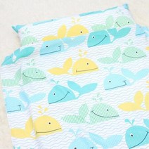 어린이집 풍기인견 낮잠이불 (고래 M) 침구 귀여운이불 유치원