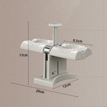 더블 헤드 만두 기계 스킨 프레스 성형 주방 도구 다기능 만들기, [01] Option1, [01] White, 01 White_01 Option1