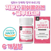 올인원 저분자 초저분자 피쉬 콜라겐 글루타치온 히알루론산 엘라스틴 밀크세라마이드 글루타치온 효모 홈쇼핑 프리미엄 영양제 성분 효능 가격 비교, 6개월분, 500mg x 60정 (하루 2정)