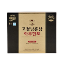 고철남홍삼 하루한포 홍삼 스틱 10ml 30포, 300ml, 6개