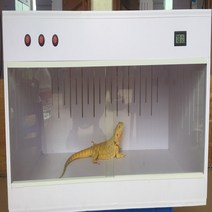 파충류 사육장 도마뱀 거북이 애완용 거북이 사육함 뱀 카멜레온, 80x40x40PVC 벤치마크