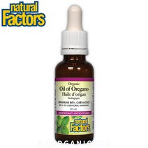 2병 (내추럴팩터스) 오가닉 오레가노 80% 카바크롤 오일 30ml (Natural Factors Organic Oil of Oregano)