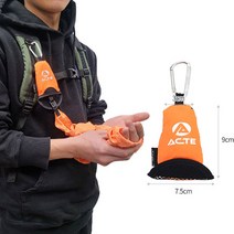 등산수건 땀수건 배낭수건 타올 고리 (2개구매시 고급등산매트 증정), 블루