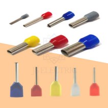 펜홀단자 싱글 트윈 앤드터미널 압착 핀터미널, 펜홀단자_싱글, CE160012 (1000EA)