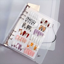 네일 아트 앨범 컬렉션 북 보관함, 1.큰사이즈 컬렉션북+속지4장
