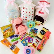 알찬선물세트 어린이집 답례품 간식선물세트 생일선물 어린이날 선물 어린이집 구디백 학원 교회 행사선물 단체선물 스티커무료, 여아, 1팩, 세트3