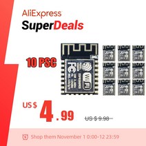 110pcs ESP8266 무선 ESP12F 직렬 개발 보드 Arduino 용 업그레이드 원격 모듈, [01] 10pcs