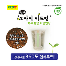 만들기대장M오마이 씨드컵 씨앗연필 + 컵화분 DIY 학교 어린이집 유치원 단체 수업