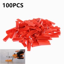 건설 도구 실노 천을 마 상자 홀더100pcs 세라믹 타일 레벨링 시스템 빨간색 플라스틱 웨지 벽 바닥 레벨링 도구 스페이서 레벨러 레벨 도매