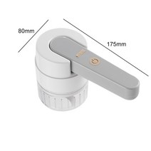 파운터반죽기 수동 고기 Mincer 그라인더 핸드 헬드 푸드 프로세서 쵸퍼 소시지 필러 파스타 메이커 홈 주방 조리 도구, [12] White